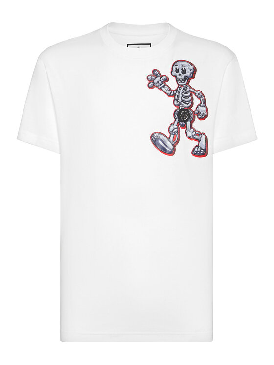 PHILIPP PLEIN PHILIPP PLEIN T-Shirt 15299 Biały Regular Fit