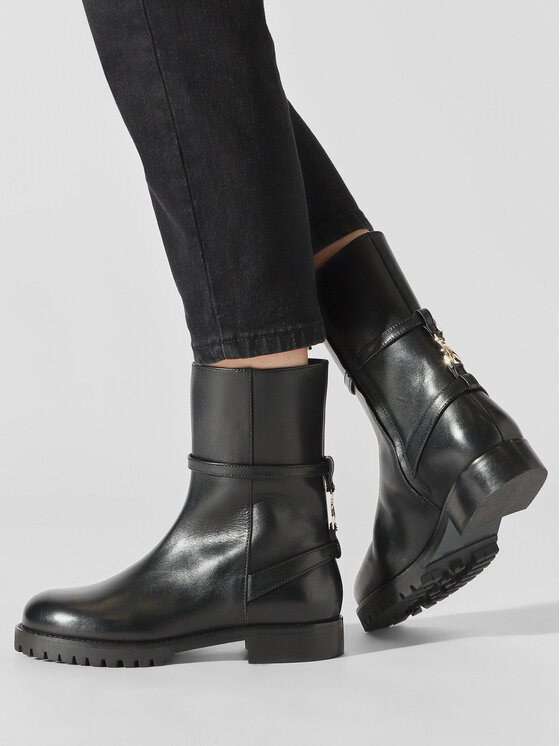 Patrizia Pepe Patrizia Pepe Botki 8Y0050/L078-K103 Czarny