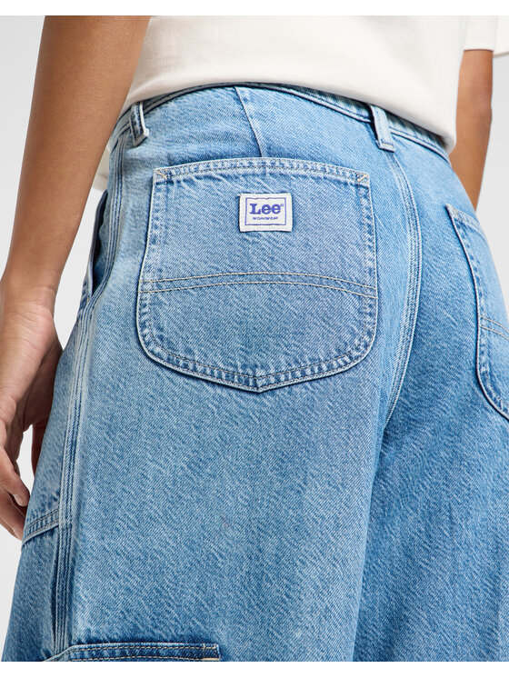 Lee Lee Jeansy CARGO Niebieski Cargo Fit
