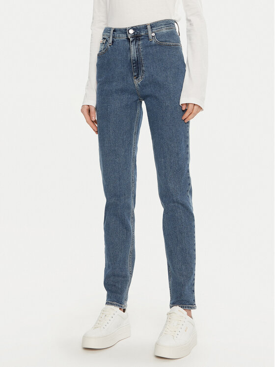 Calvin Klein Jeans Calvin Klein Jeans Jeansy J20J224030 Modrá Mom Fit