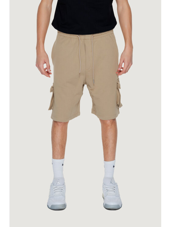 Pharmacy Industry Pharmacy Industry Bermuda PHABM00008 Beige Bermuda Fit