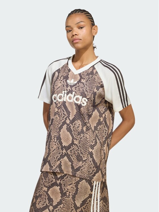 adidas adidas T-Shirt 168127 Beżowy Loose Fit
