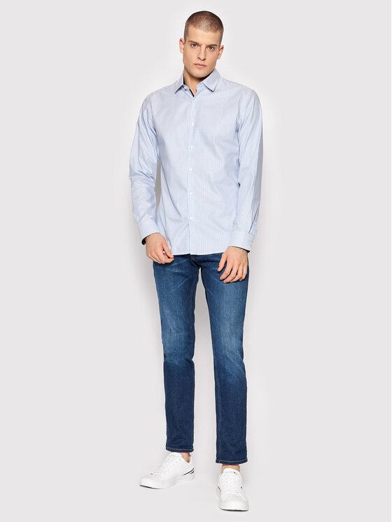 Selected Homme Selected Homme Košulja New Mark 16058640 Svijetloplava Slim Fit