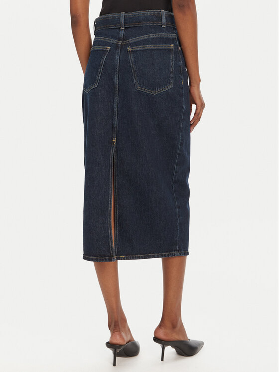 HUGO HUGO Gonna di jeans Gatje_2 50541495 Blu scuro Regular Fit