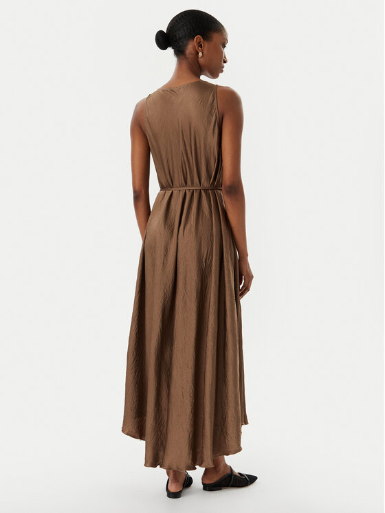 Marella Marella Sommerkleid Alcool 2613221015 Braun Regular Fit