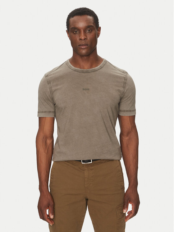 BOSS BOSS Majica Tokks 50502173 Bež Regular Fit