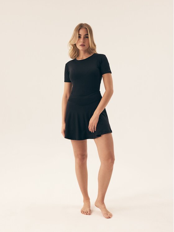 Esotiq Esotiq Spódnica do biegania 43125 Czarny Regular Fit