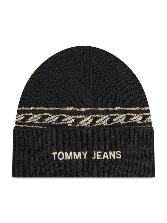 Căciulă Tommy Jeans Tjw Femme Beanie AW0AW10710 Negru