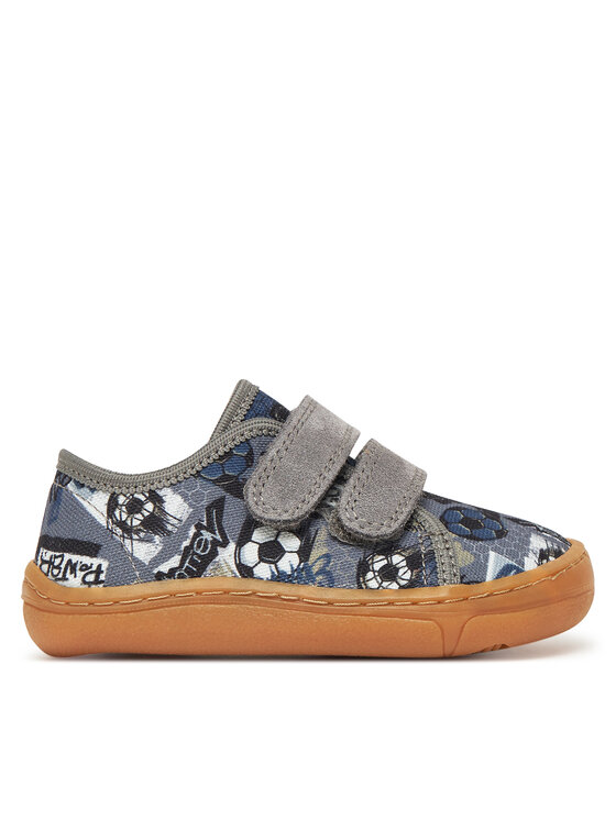 Papuci de casă Froddo Barefoot Canvas G1700379-27 M Gri