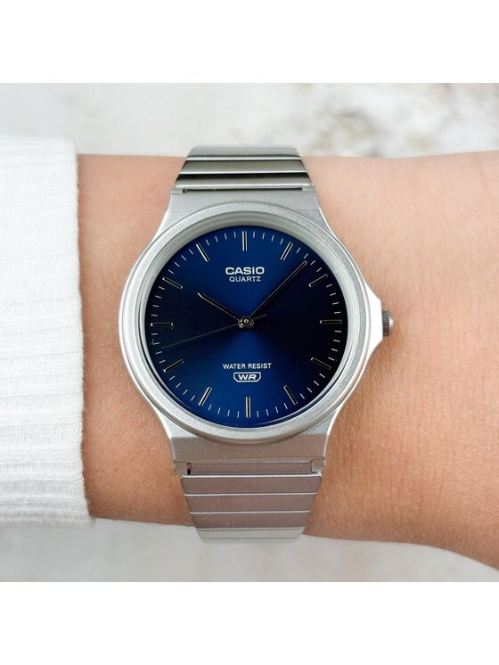 Casio Casio Zegarek MQ-24DA-2AEF Srebrny