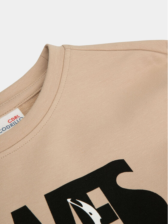 Coccodrillo Coccodrillo Μπλούζα ZC3132901MGK Μπεζ Relaxed Fit