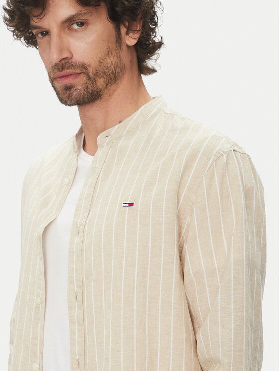 Tommy Jeans Tommy Jeans Πουκάμισο DM0DM20893 Μπεζ Regular Fit