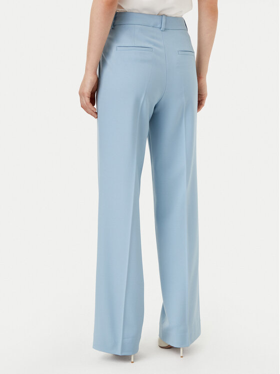 Calvin Klein Calvin Klein Palazzo kalhoty K20K207836 Světle modrá Wide Leg
