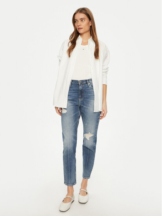 Calvin Klein Jeans Calvin Klein Jeans Džinsi J20J224513 Zils Mom Fit