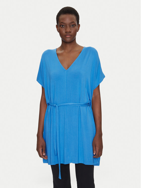 Liu Jo Vestito da spiaggia VA5164 JS360 Blu Relaxed Fit, taglia : XS