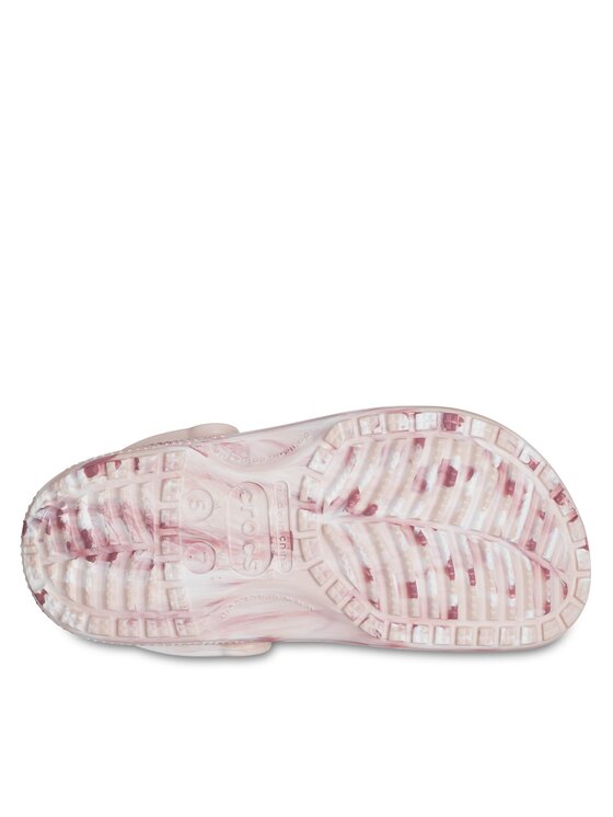 Crocs Crocs Šlepetės Classic Marbled Clog 206867 Rožinė