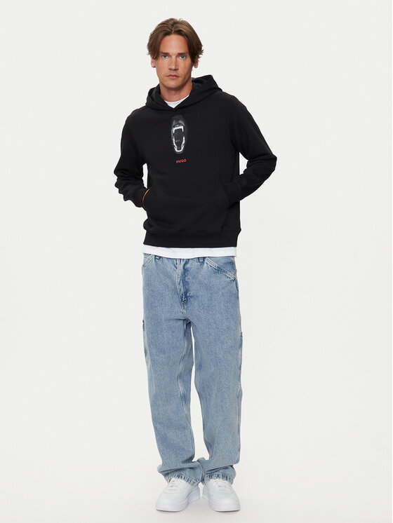 HUGO Hugo Bluză Dartchon 50525054 Negru Regular Fit