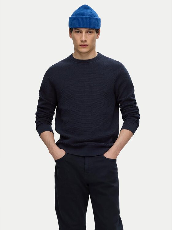 Selected Homme Selected Homme Sweater 16094385 Sötétkék Regular Fit