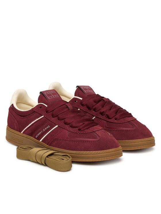 Tommy Jeans Tommy Jeans Superge The Greenwich Edge Suede EN0EN02924 Bordo rdeča