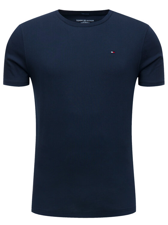 Tommy Hilfiger Tommy Hilfiger T-Shirt 2S87904671 Tmavomodrá Regular Fit