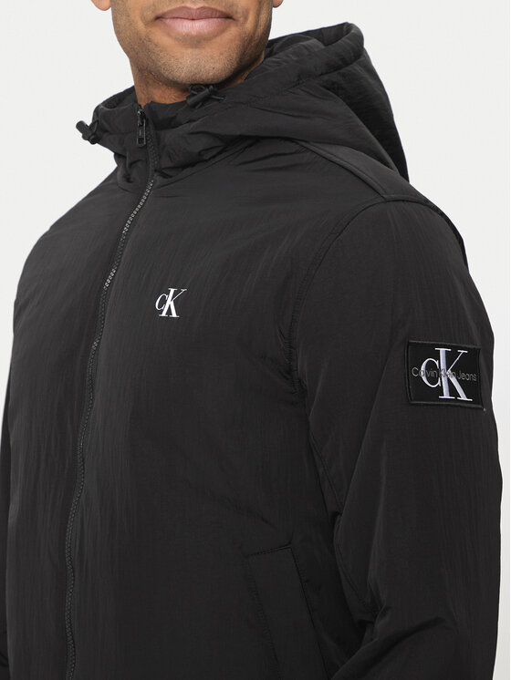 Calvin Klein Jeans Calvin Klein Jeans Μπουφάν μεταβατικό Harrington J30J325596 Μαύρο Regular Fit