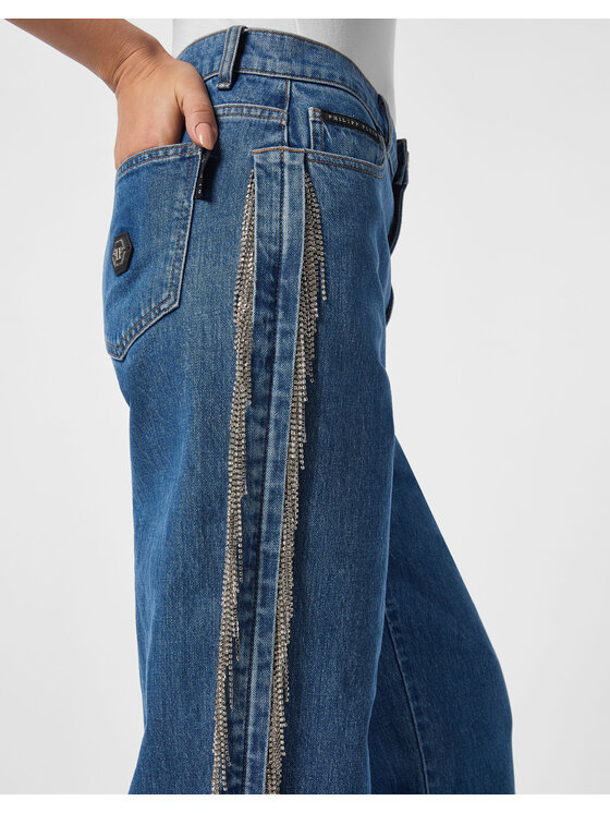 PHILIPP PLEIN PHILIPP PLEIN Jeansy 27211 Szary Skater Fit