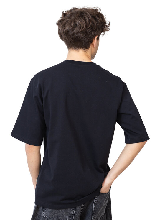 Mercur Mercur T-Shirt Hotline Czarny Comfortable Fit