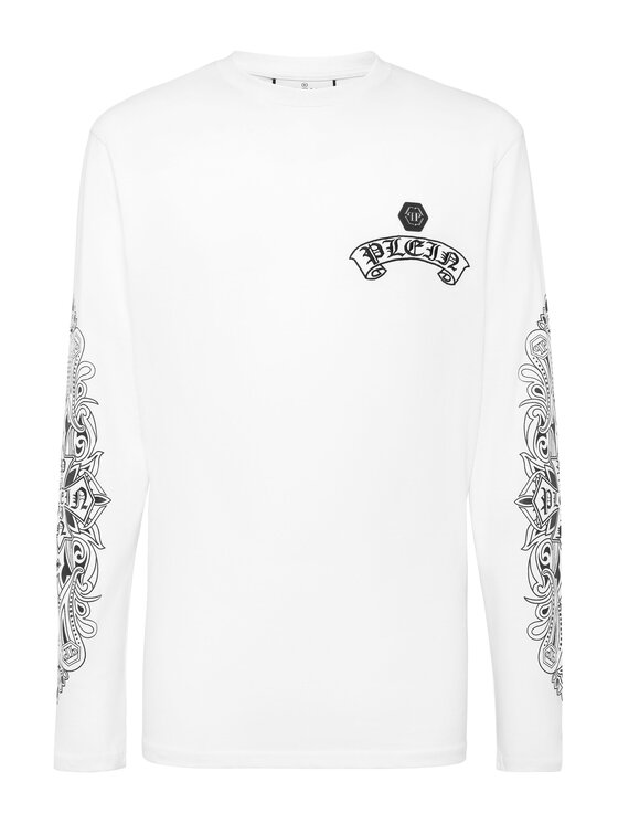 PHILIPP PLEIN PHILIPP PLEIN T-Shirt 26205 Biały Regular Fit