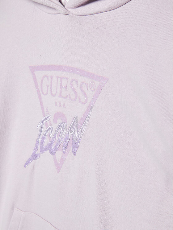 Guess Guess Трикотажна сукня K2YK03 KA6R3 Фіолетовий Regular Fit