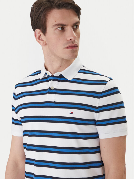 Tommy Hilfiger Tommy Hilfiger Tricou polo 1985 MW0MW17770 Albastru Regular Fit