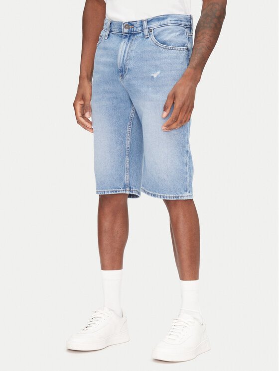 Tommy Jeans Tommy Jeans Pantaloni scurți de blugi Ryan DM0DM21855 Albastru Slim Fit