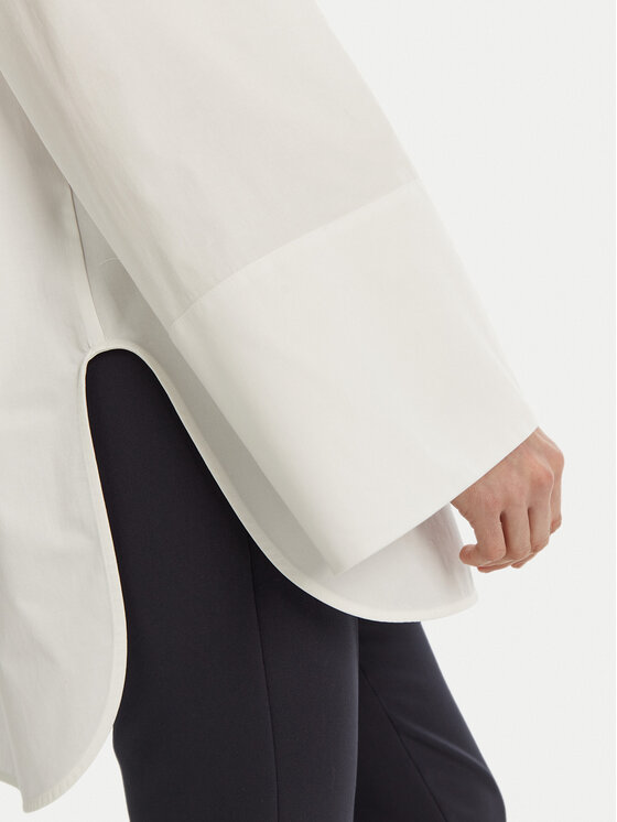 Max Mara Leisure Max Mara Leisure Риза Sapore 2516191017 Бял Relaxed Fit
