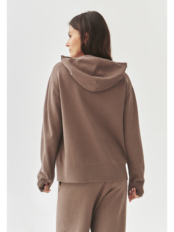 TATUUM TATUUM Sweter PHLO Brązowy Oversize