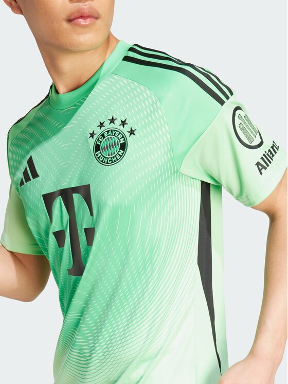 adidas adidas Koszulka techniczna FC Bayern 25/26 Goalkeeper Jersey Zielony Slim Fit