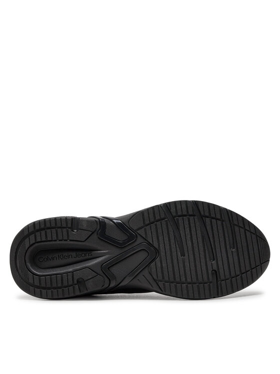 Calvin Klein Jeans Calvin Klein Jeans Sneakers Retro Tennis Low Lace Mix Mg Mtr YW0YW01497 Nero