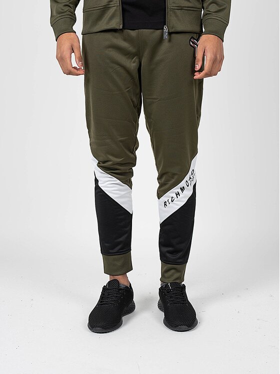 John Richmond John Richmond Kalhoty z materiálu UMA22075PA Khaki Regular Fit