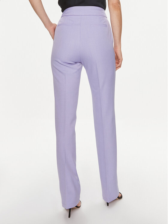 Fracomina Fracomina Pantaloni di tessuto FR24SV2011W67401 Viola Regular Fit