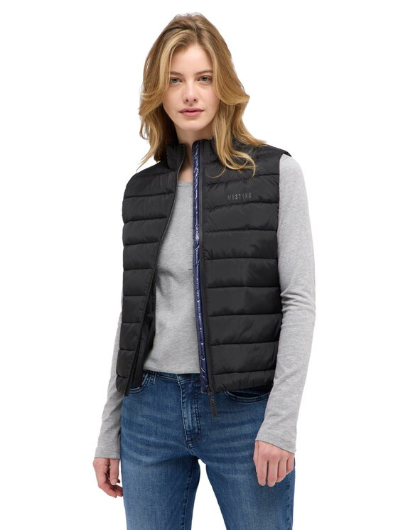 Mustang Mustang Gilet Style Roberta Nero Slim Fit