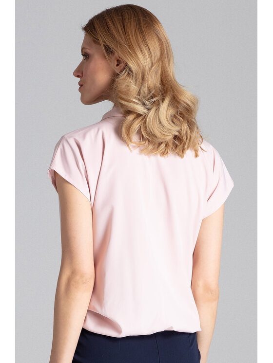 FIGL FIGL Halenka M652 Růžová Regular Fit