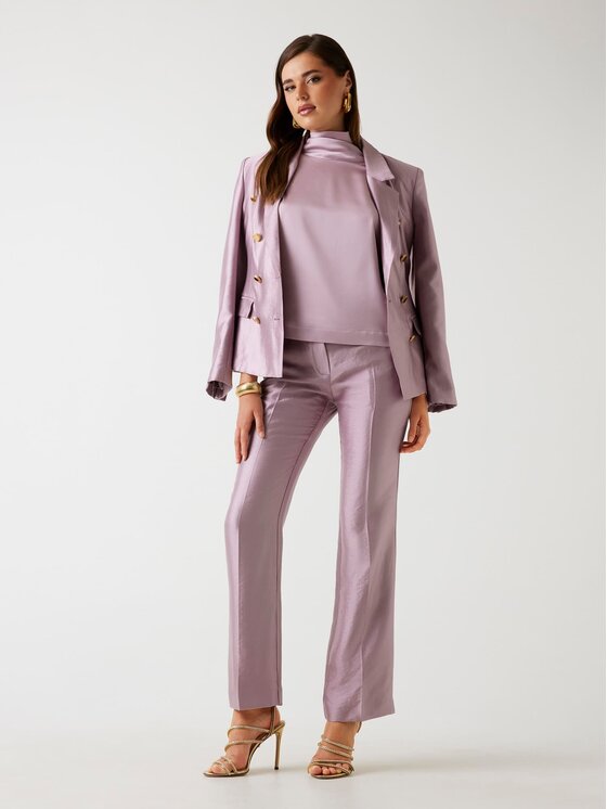 Marciano Guess Marciano Guess Spodnie materiałowe 172771 Fioletowy Slim Fit