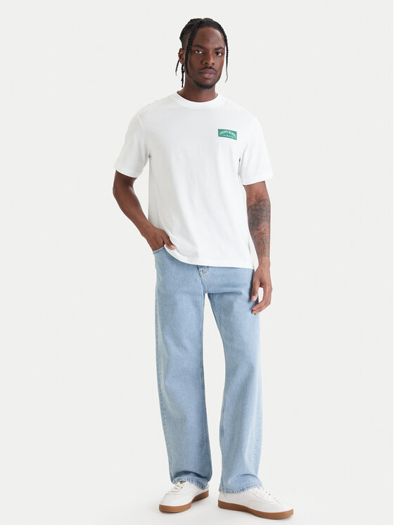 Calvin Klein Jeans Calvin Klein Jeans T-Shirt 20s Easy LV04RF294G Biały Regular Fit