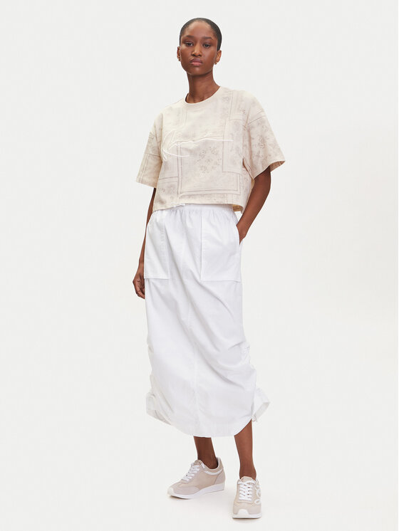 Karl Kani Karl Kani Majica PD00005456 Bež Relaxed Fit