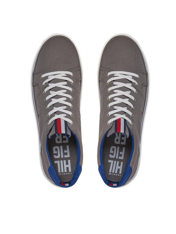 Tommy Hilfiger Sneakers aus Stoff Harlow 1D FM0FM00596 Grau Modivo