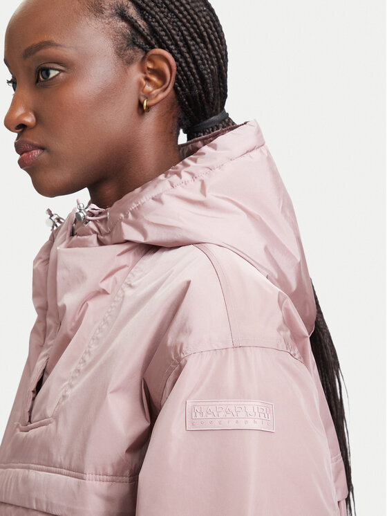Napapijri Napapijri Куртка Anorak Rainforest Optique W NP0A8AHAP241 Світло-рожевий Oversize