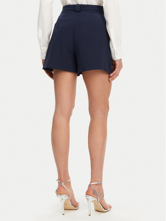Guess Guess Pantalon scurți din material W5GD0I WH9Y2 Bleumarin Loose Fit