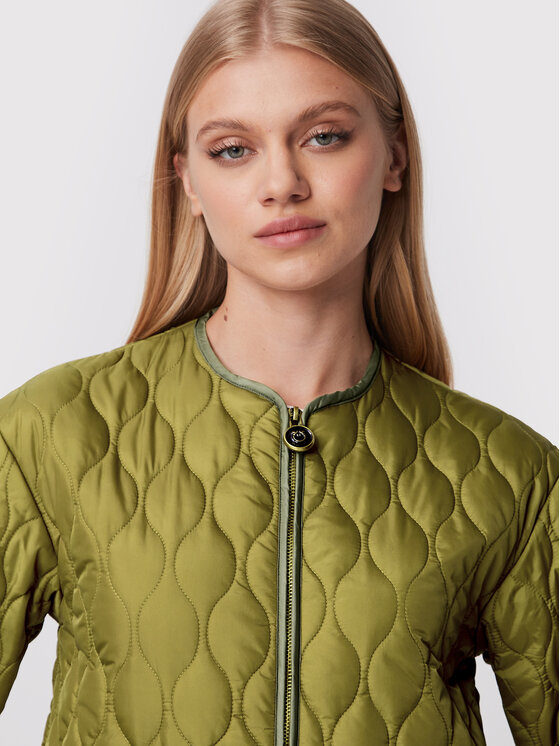 PINKO Pinko Geacă Elvira 1G17Y4 Y828 Verde Regular Fit