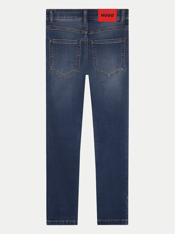 HUGO Hugo Jeans hlače G00186 M Modra Slim Fit