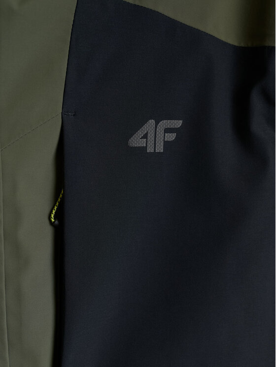 4F 4F Kurtka wielofunkcyjna BETWEEN LAYERS Khaki Regular Fit
