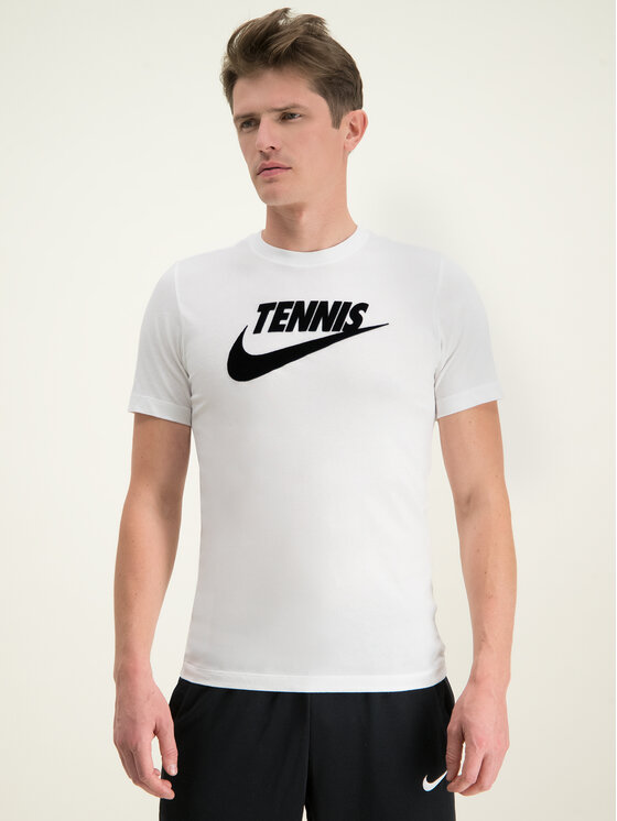 Nike Nike T-krekls Court CJ0429 Balts Standard Fit