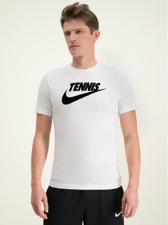 Nike Nike T-Shirt Court CJ0429 Bílá Standard Fit